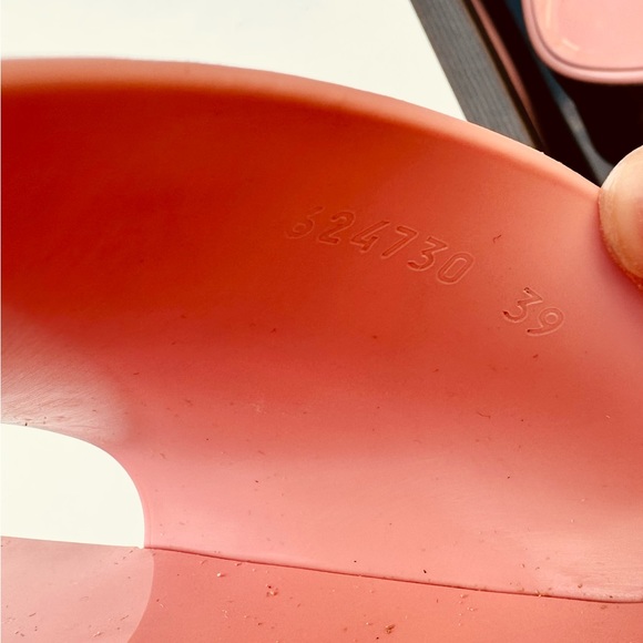 Gucci Rubber Slide PINK Size: IT 39 ( US size 9) WOMEN - Picture 8 of 8